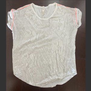 Lululemon Snakeskin Tshirt